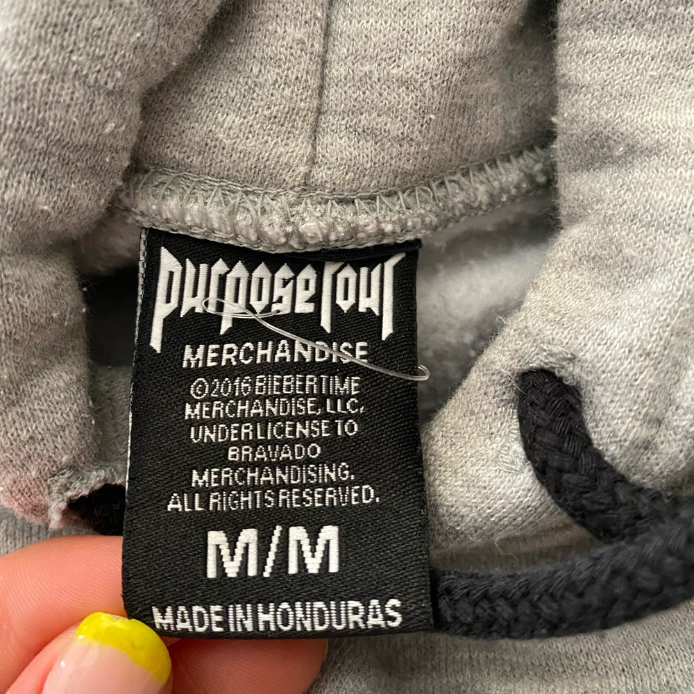 purpose tour hoodie